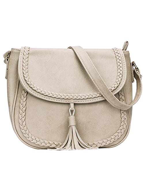 KKXIU Crossbody Bags for Women Hollow Purses with Adjustable Strap