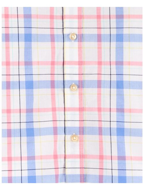 Carter's Big Boys Plaid Poplin Button-Front Shirt