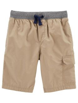 Big Boys Pull-on Poplin Shorts