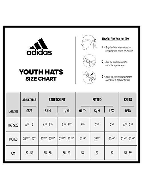 adidas Kids-Boy's/Girl's Decision Structured Adjustable Fit Cap