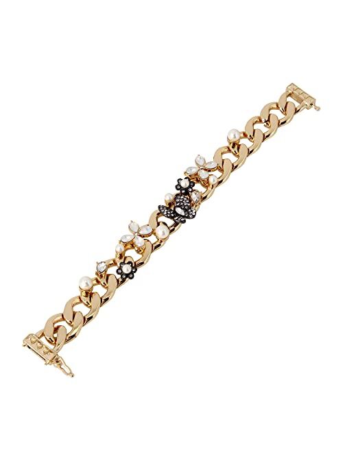 Betsey Johnson Butterfly Link Bracelet