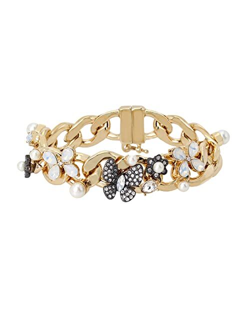 Betsey Johnson Butterfly Link Bracelet