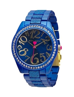 Women's Watch - Glitteratzi Wristwatch, 3 Hand Quartz Movement: BJW017PU