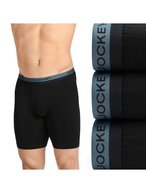 Men's Jockey® Ultimate Breathe 3-pack Long-Leg Boxer Briefs