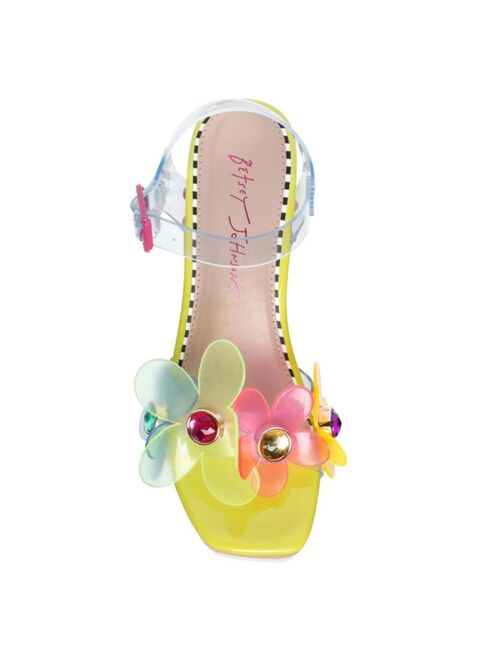 Betsey Johnson Women's Beckket Lucite Dress Sandals