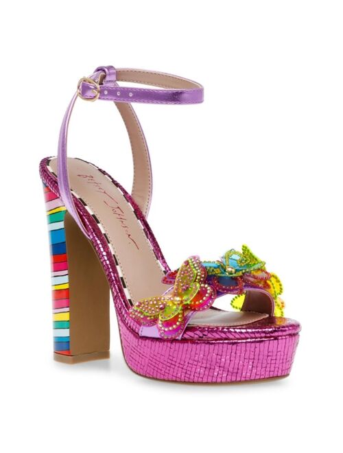 Betsey Johnson Women's Noemi Butterfly Strap Dress Sandals