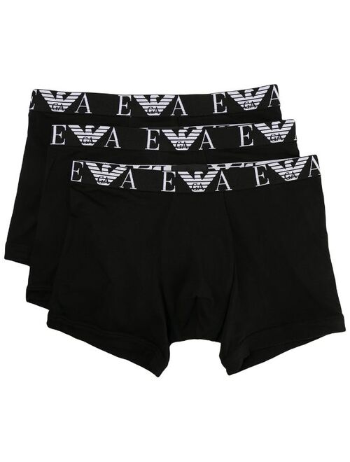 Emporio Armani logo-waistband boxers set of 3