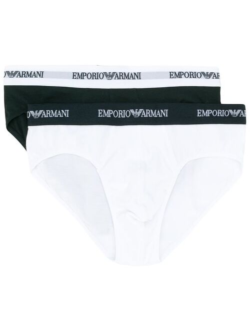 Emporio Armani logo band briefs