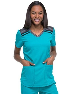 Dynamix Women Scrubs Top V-Neck DK740