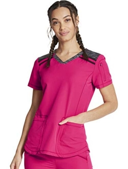 Dynamix Women Scrubs Top V-Neck DK740