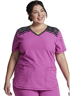 Dynamix Women Scrubs Top V-Neck DK740