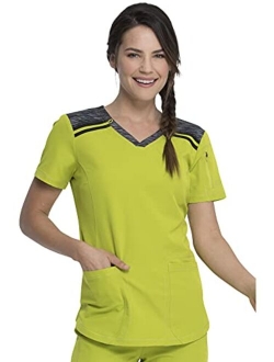 Dynamix Women Scrubs Top V-Neck DK740