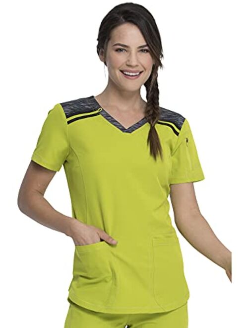 Dickies Dynamix Women Scrubs Top V-Neck DK740