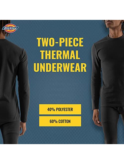 Dickies Mens Long Thermal Underwear 2 Piece Cold Weather Base Layer Set For Men