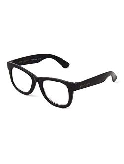 Thea Blue Light Reading Glasses, Shiny Black, 62mm