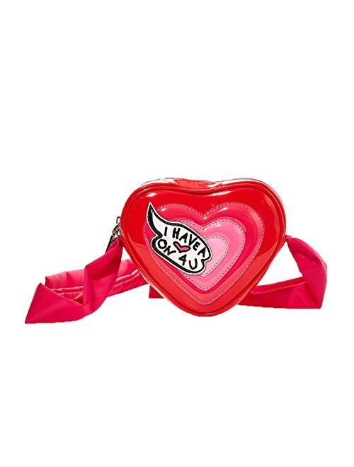 Betsey Johnson Heart Shaped 4 You Crossbody Bag