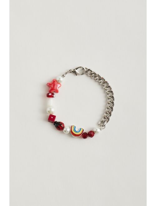 Urban Outfitters Bead & Chain Bracelet