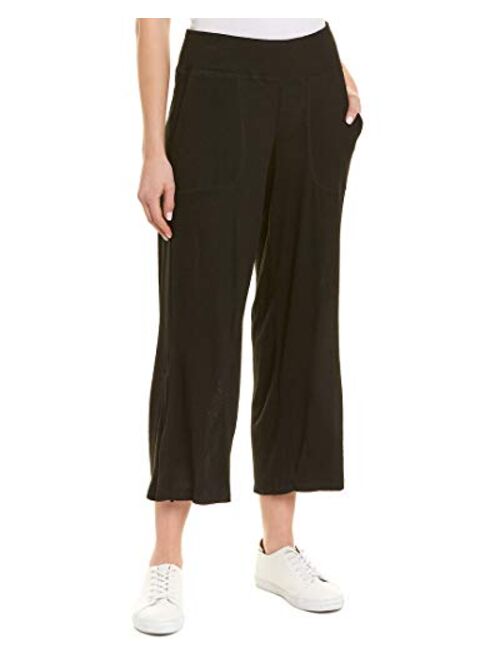 Betsey Johnson Women's Rib Wasit Wide Leg Pant