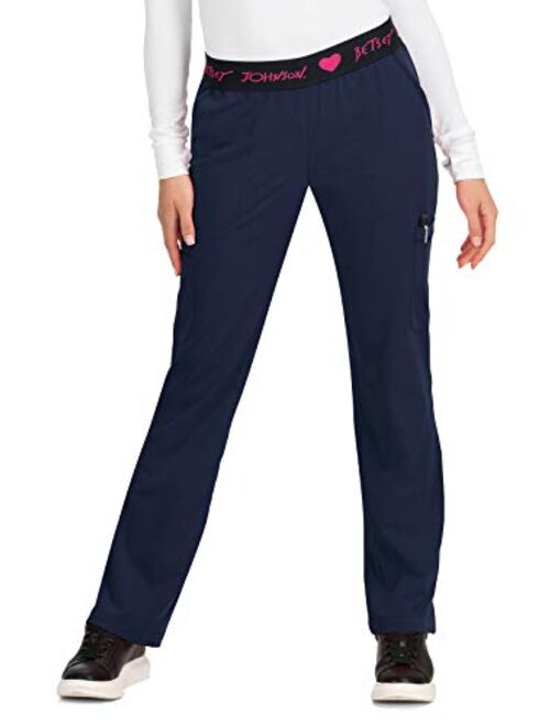 KOI Betsey Johnson 6-Pocket Yarrow Scrub Pant for Women