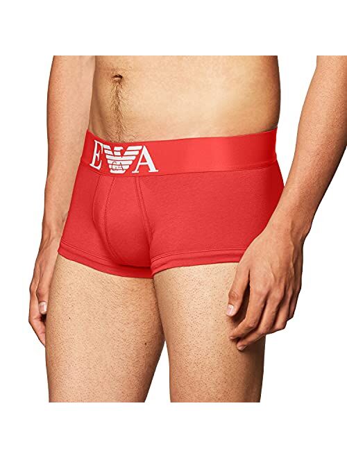 Emporio Armani Stretch Cotton Wide Waistband Trunk