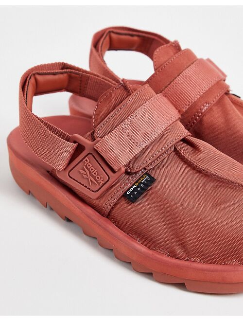 Reebok Beatnik sandals in terracotta orange