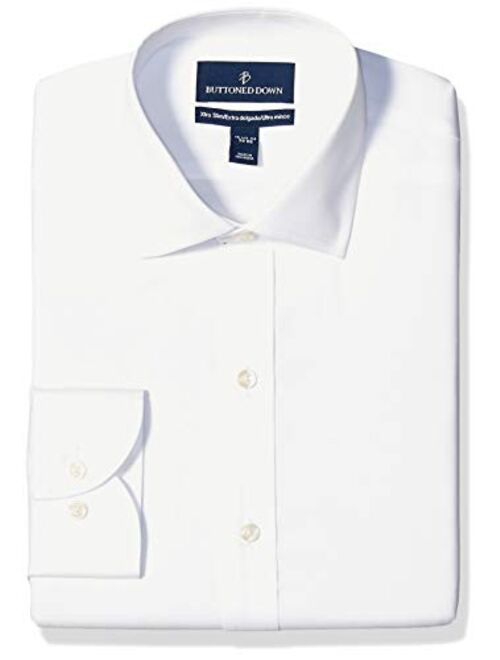 Buttoned Down Men's Xtra-Slim Fit Solid Non-Iron Dress Shirt