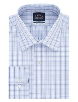 Eagle Men's BIG FIT Dress Shirts Non Iron Stretch Check (Big and Tall)