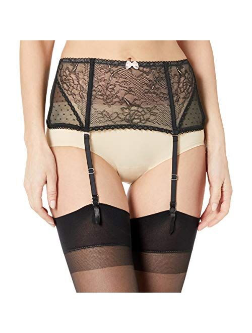 Betsey Johnson Women's So Sexy Bridal Waist Cincher Garter Belt