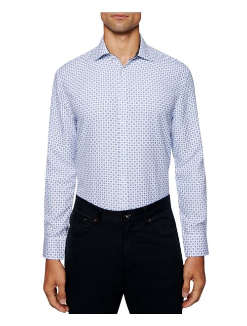 Society of Threads Men's Slim-Fit Non-Iron Performance Dress Shirt