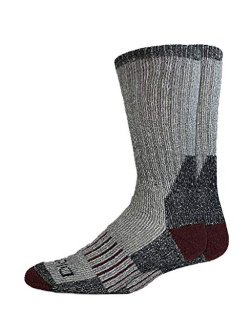 Dickies mens 2 Pairs Heavy Weight Wool Blend Thermal Crew Socks