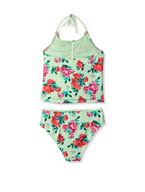 Betsey Johnson Kid's Rose Print Tankini