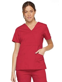 Women's EDS Signature Mock Wrap Top with Multiple Instrument Loop