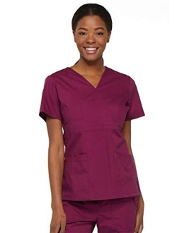 Women's EDS Signature Mock Wrap Top with Multiple Instrument Loop