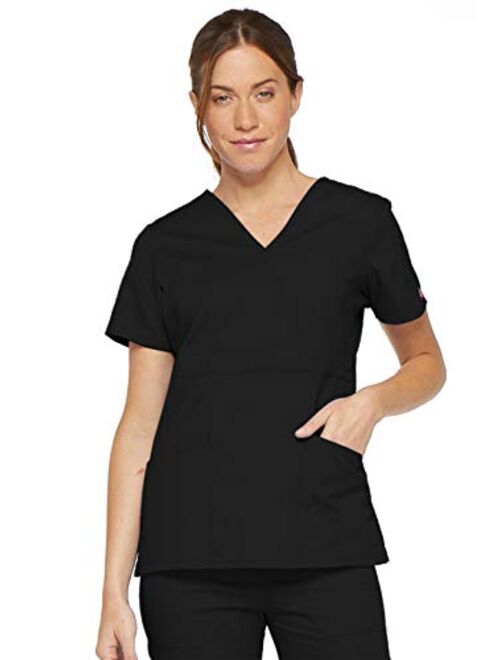 Dickies Women's EDS Signature Mock Wrap Top with Multiple Instrument Loop