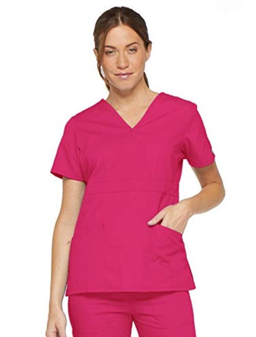 Dickies Women's EDS Signature Mock Wrap Top with Multiple Instrument Loop