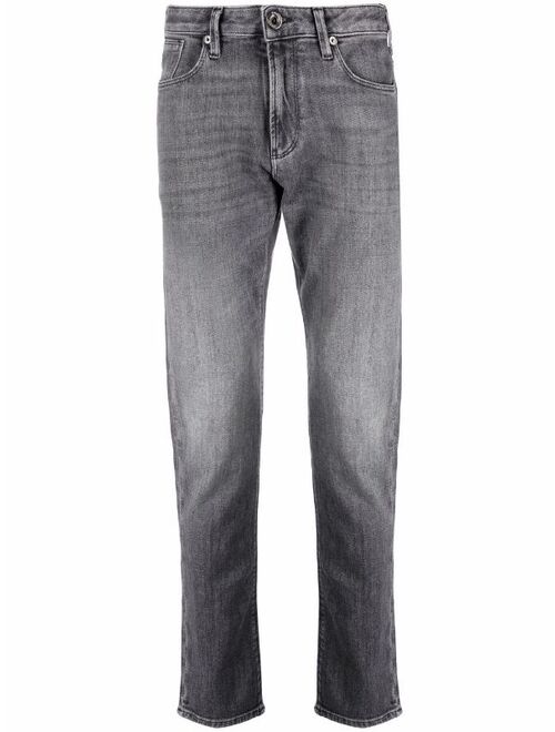 Emporio Armani straight-leg mid-rise jeans