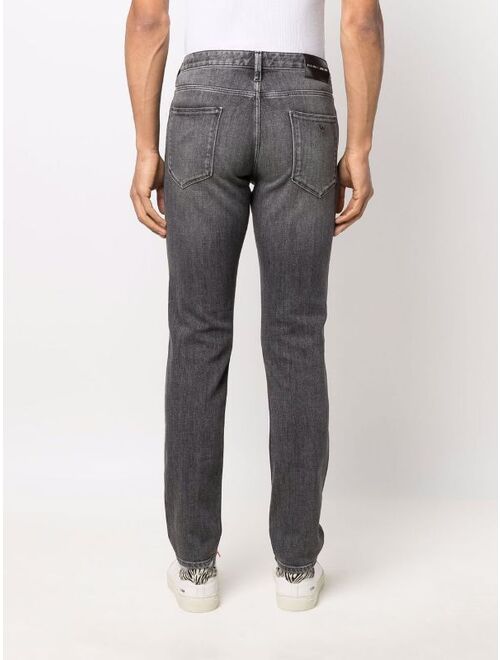 Emporio Armani straight-leg mid-rise jeans