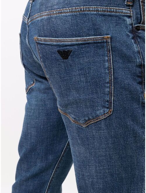 Emporio Armani low-rise straight-leg jeans