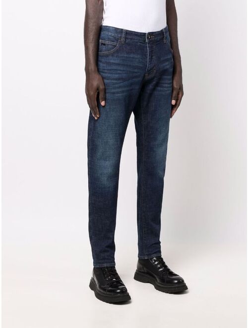 Emporio Armani mid-rise slim-fit jeans