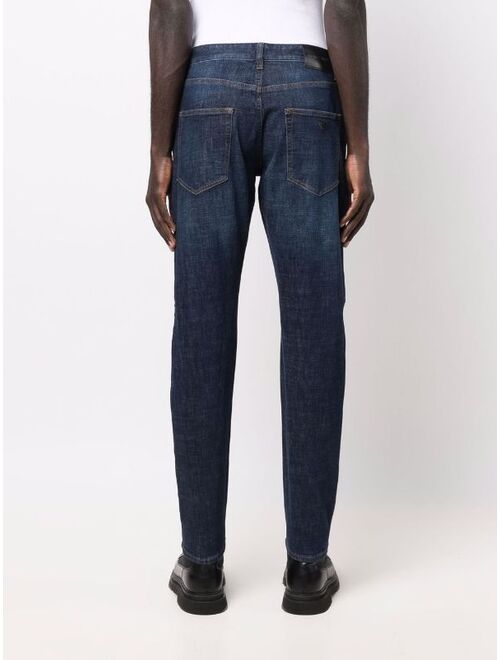 Emporio Armani mid-rise slim-fit jeans