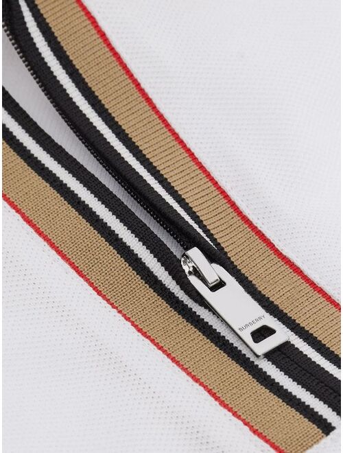 Burberry Kids Icon Stripe-detailing cotton polo shirt