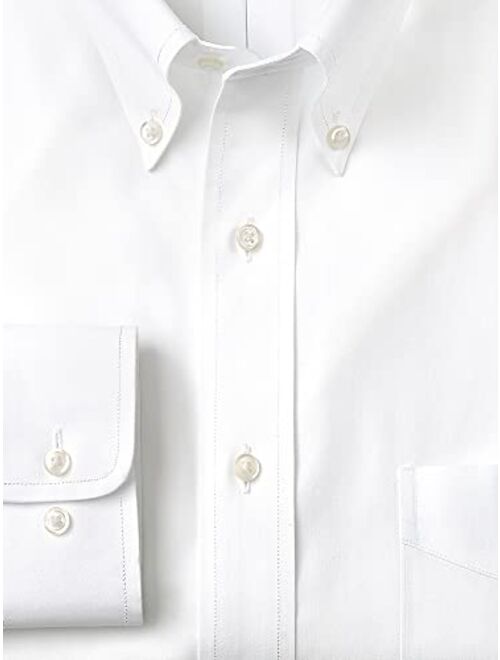 Paul Fredrick Men's Tailored Fit Cotton Non-Iron Pinpoint Cotton Dress Shirt