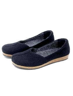 Women's 'Liesl' Wool Felt Skimmer with Cork Sole - Medium Width