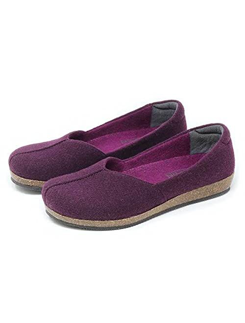 Stegmann Women's 'Liesl' Wool Felt Skimmer with Cork Sole - Medium Width