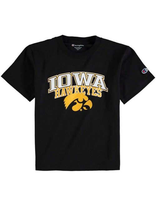 Champion Youth Black Iowa Hawkeyes Jersey T-shirt