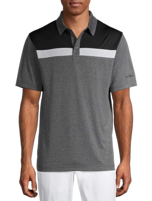 Ben Hogan Men & Big Men's Performance Solid Short Sleeve Polo Shirt, up to 5XL