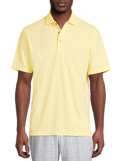 Ben Hogan Men & Big Men's Performance Solid Short Sleeve Polo Shirt, up to 5XL