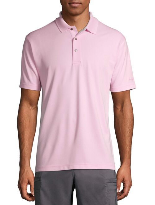 Ben Hogan Men & Big Men's Performance Solid Short Sleeve Polo Shirt, up to 5XL