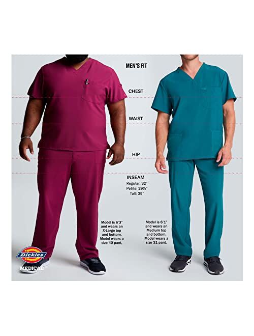 Dickies Retro Men Scrubs Top V-Neck DK930