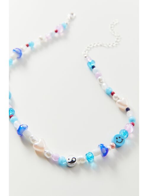 Urban Outfitters Chill Out Beaded Necklace